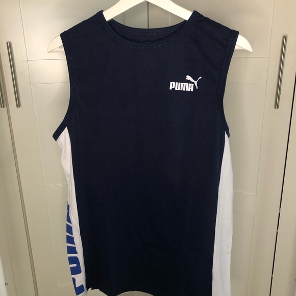 Puma Youth L Pieced Muscle Top - Picture 2 of 4